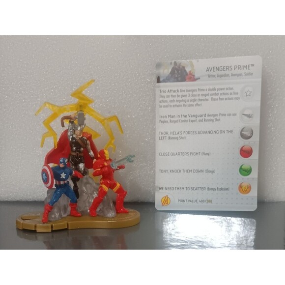 HeroClix Chaos War AVENGERS PRIME 060 CHASE Iron-Man Thor Captain America 2012 - Picture 1 of 8